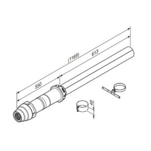 Protherm PUMA-LYNX Dikey Baca ve Son Çıkış Parçası (Ø60/100 mm) - Ücretsiz Sevk
